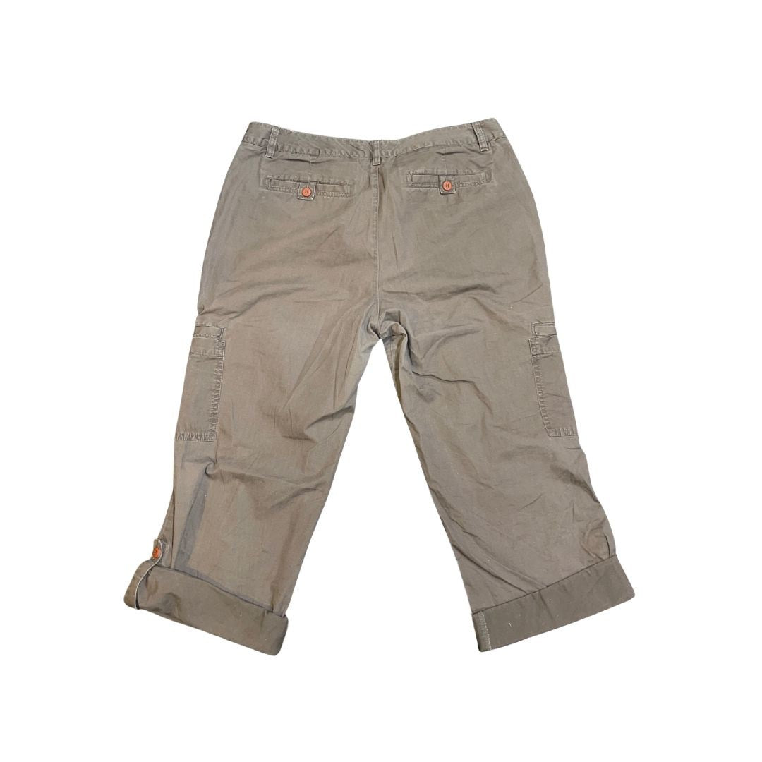 Dockers Collection Women Favorite Fit Cargo Pants Size 16 Casual Capri