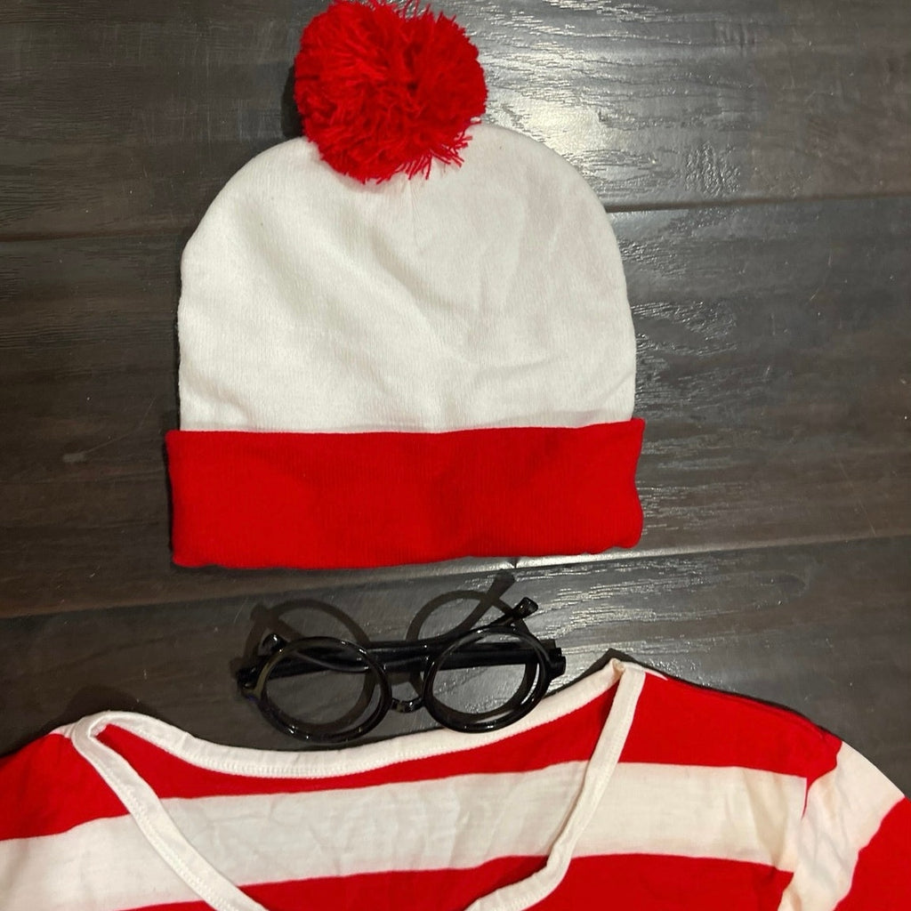 Uratot Where's Waldo Halloween Costume Adult SZ XXL Cosplay