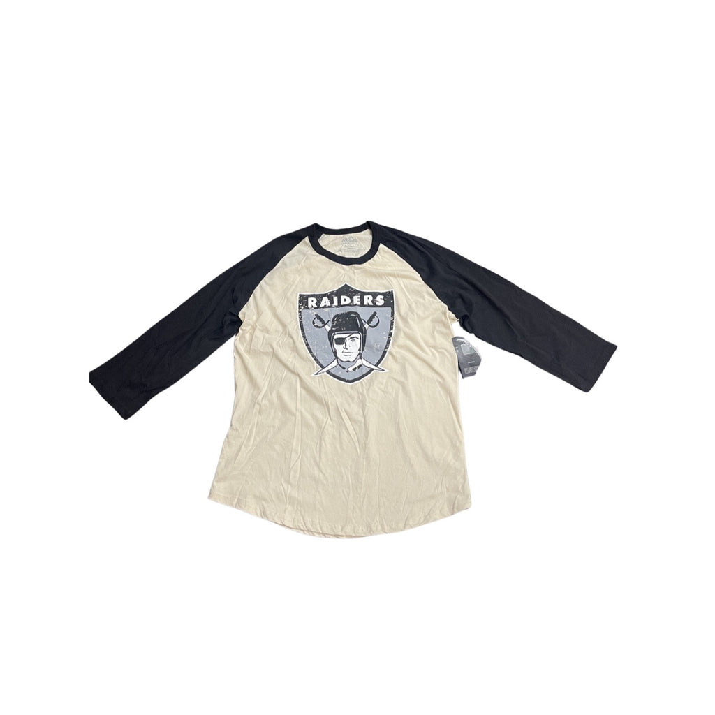 NFL Team Apparel Majestic Las Vegas Raiders Long Sleeve T-Shirt Size large NWT