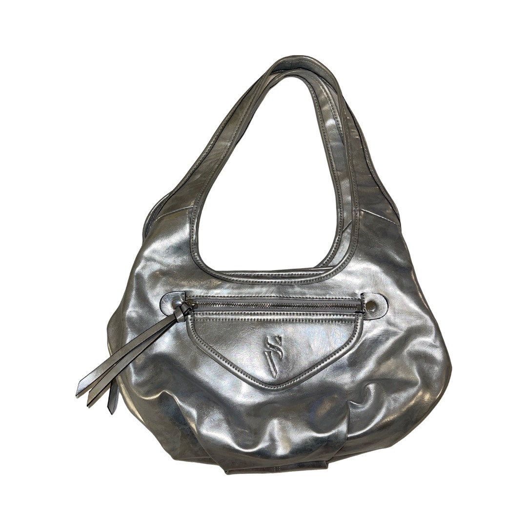 Simply Vera Vera Wang Shoulder Handbag Purse Hobo Silver Y2K