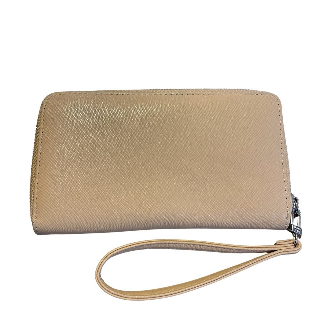 Steve Madden Zip Around Wristlet Wallet Card Holder Faux Leather Minimalist Y2K