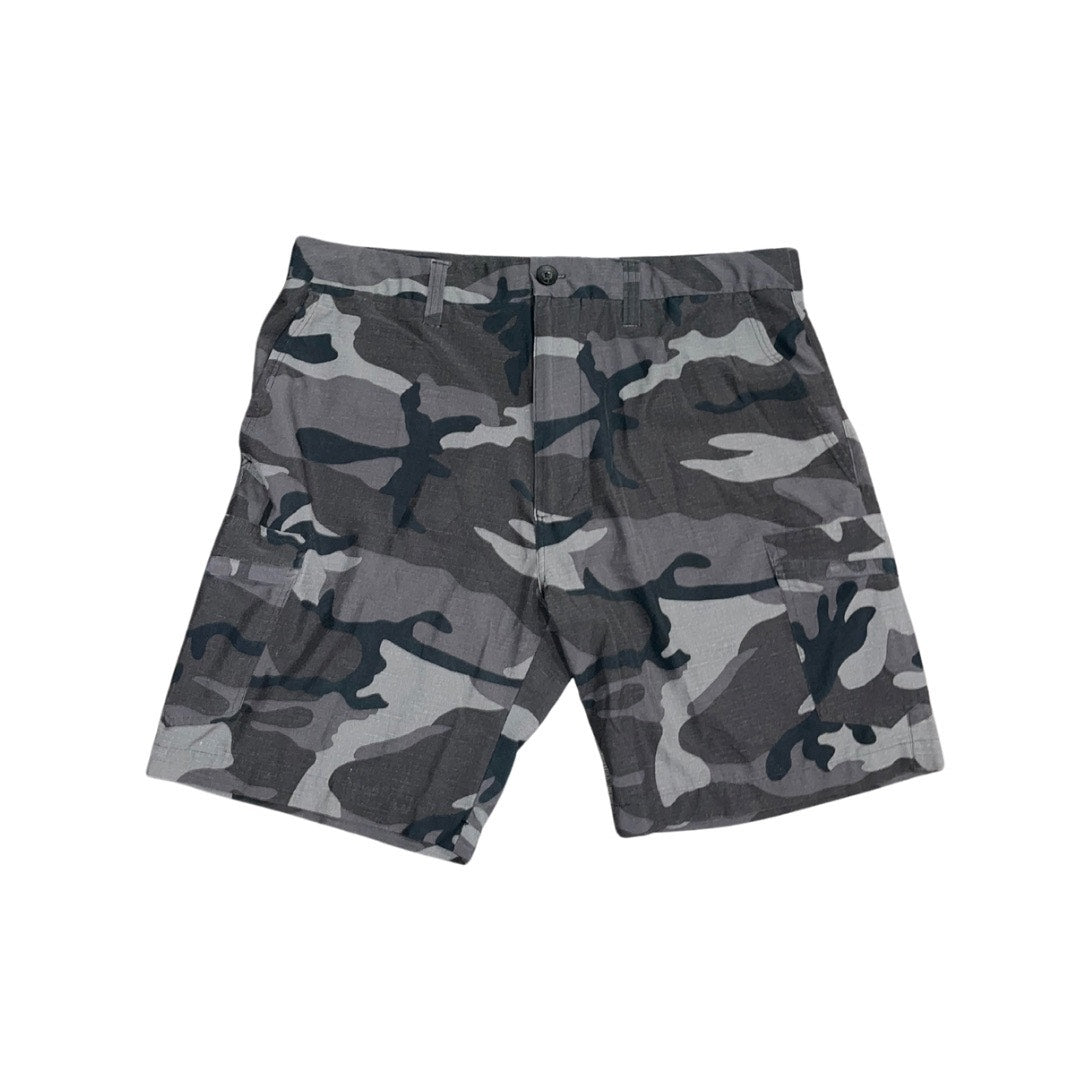 Champs CSG Men's Cargo Shorts Camouflage swim trunks drawstring Size 38