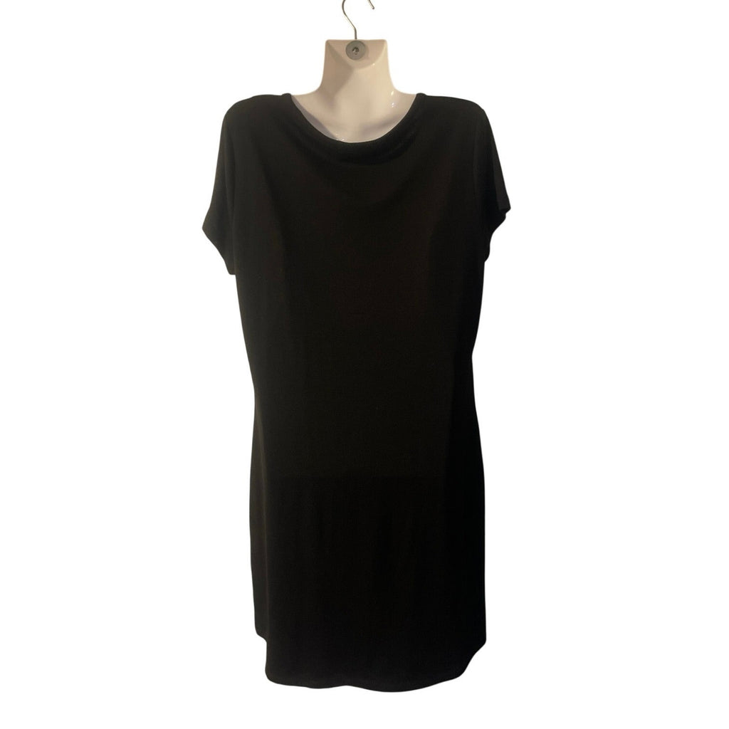 Calvin Klein Jeans Jersey Knit V-Neck Short Sleeve Dress Size Large Casualwear