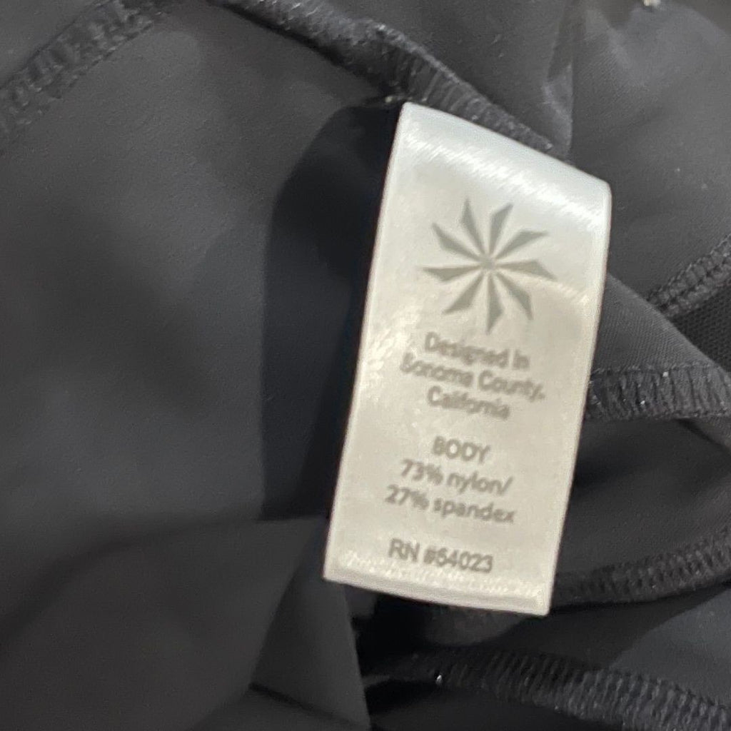 Athleta Legging Black Pants Womens XS Black Zipper Pockets Yoga Athletic Gym
