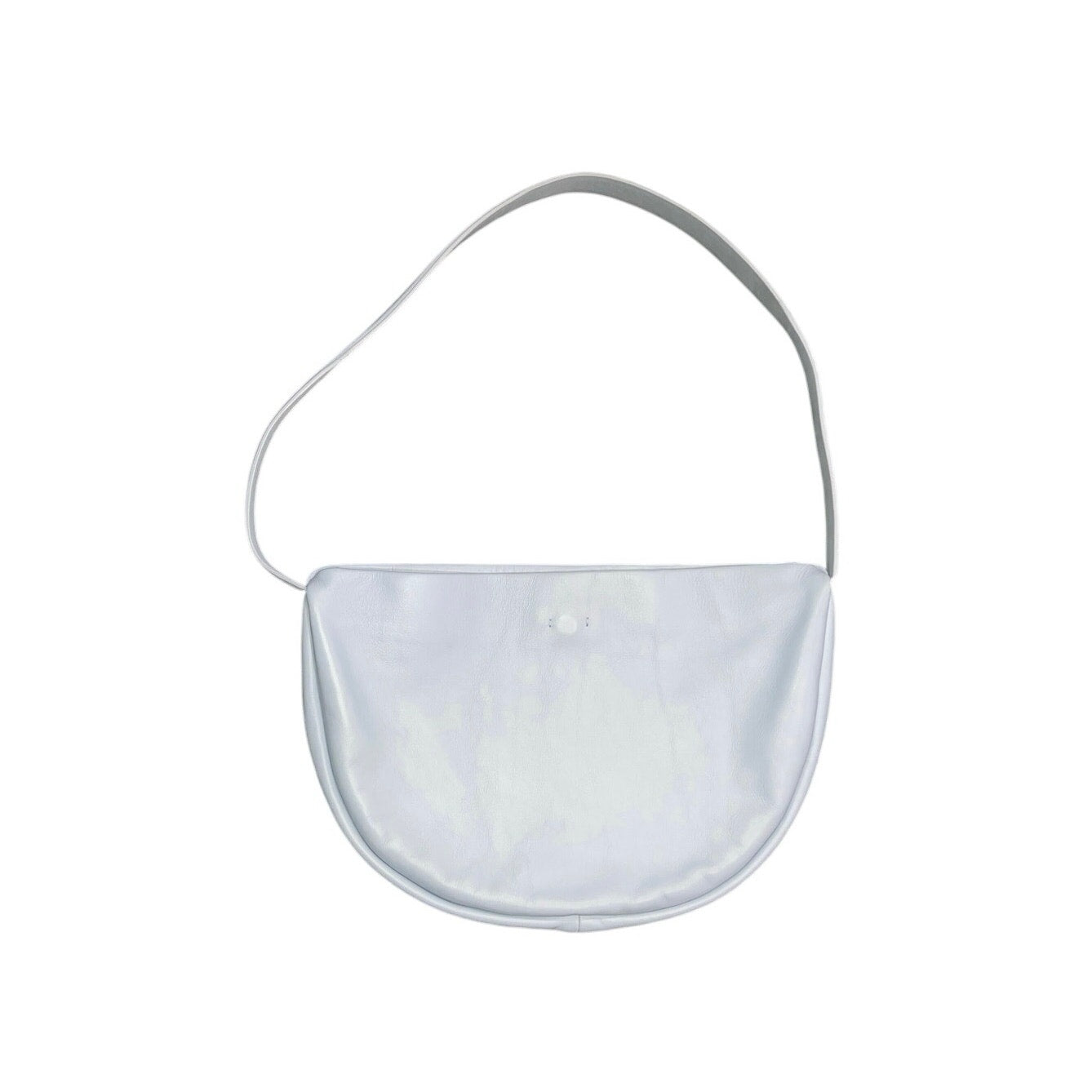 Zara Leather Half Moon Crossbody Bag Purse Limited Edition