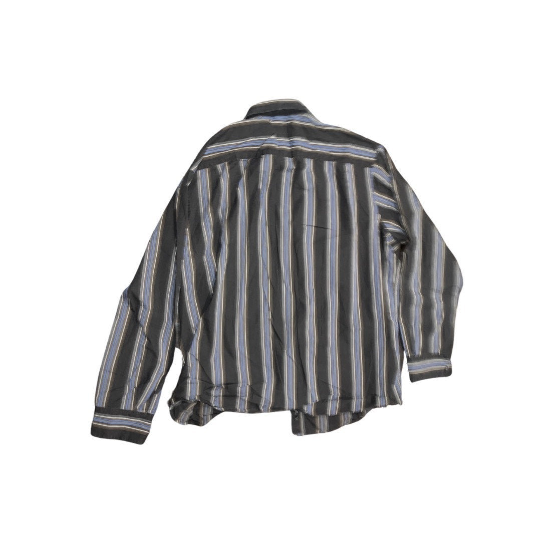 Concepts by Claiborne Striped Button Down Long Sleeve Shirt
