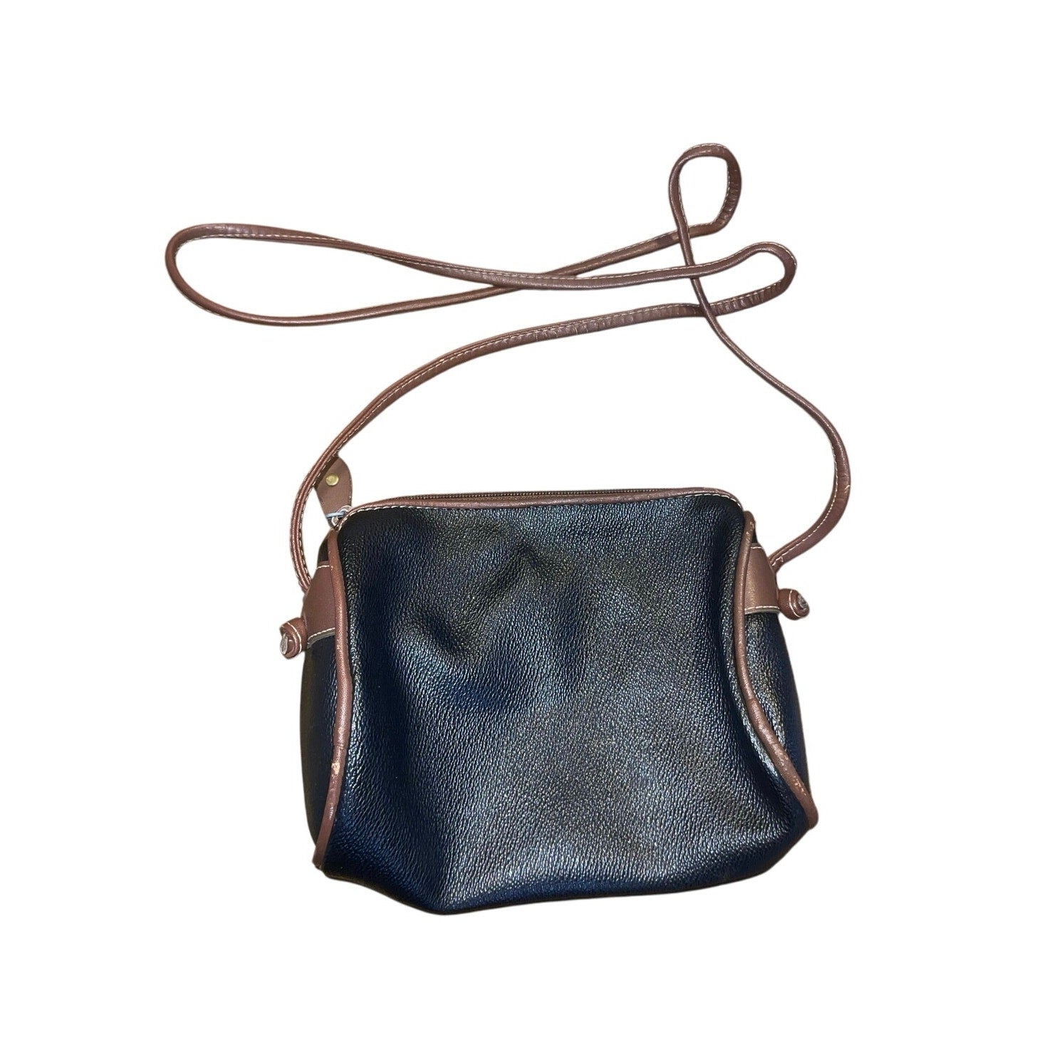 Vintage 1980's 1990's Esprit Crossbody Purse Bag Brown/Black