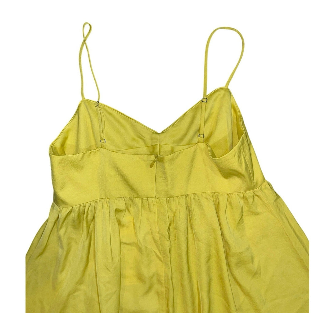 Calvin Klein Spring Summer Yellow Maxi Dress NWT Size 4