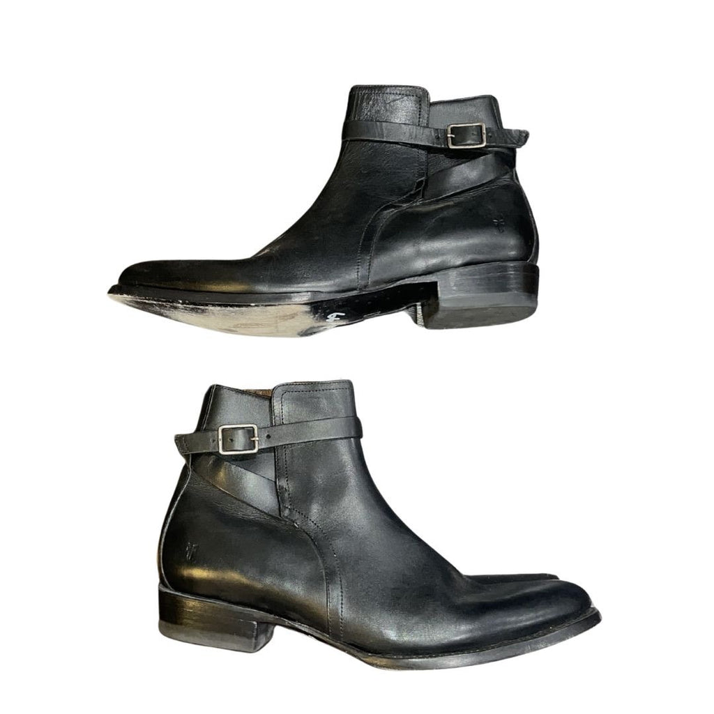 Frye Men's Austin Jodhpur Leather Ankle Boots Size 11.5 Sleek Elegant Chic Artsy