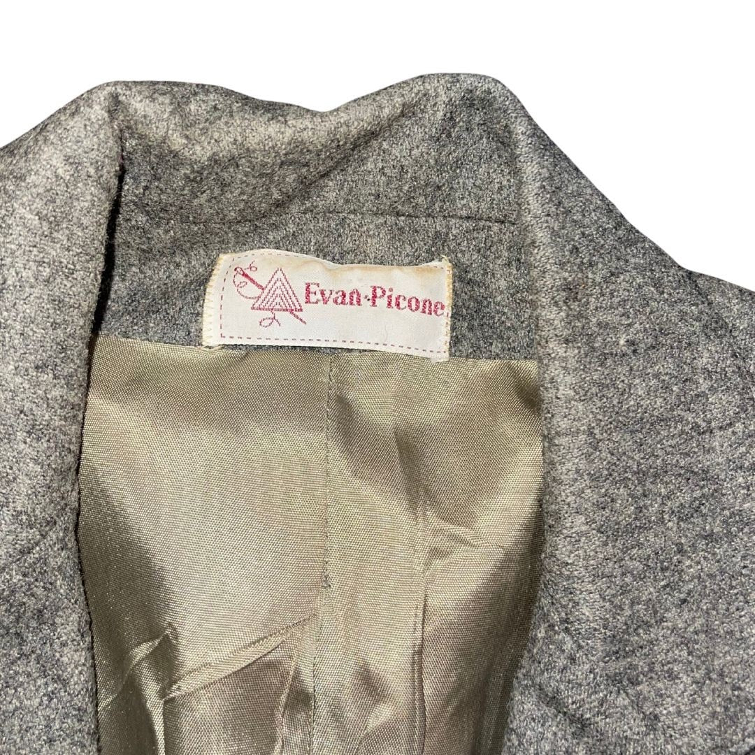 Vintage Evan Picone Wool Blend two button Blazer Made in the USA Career Office