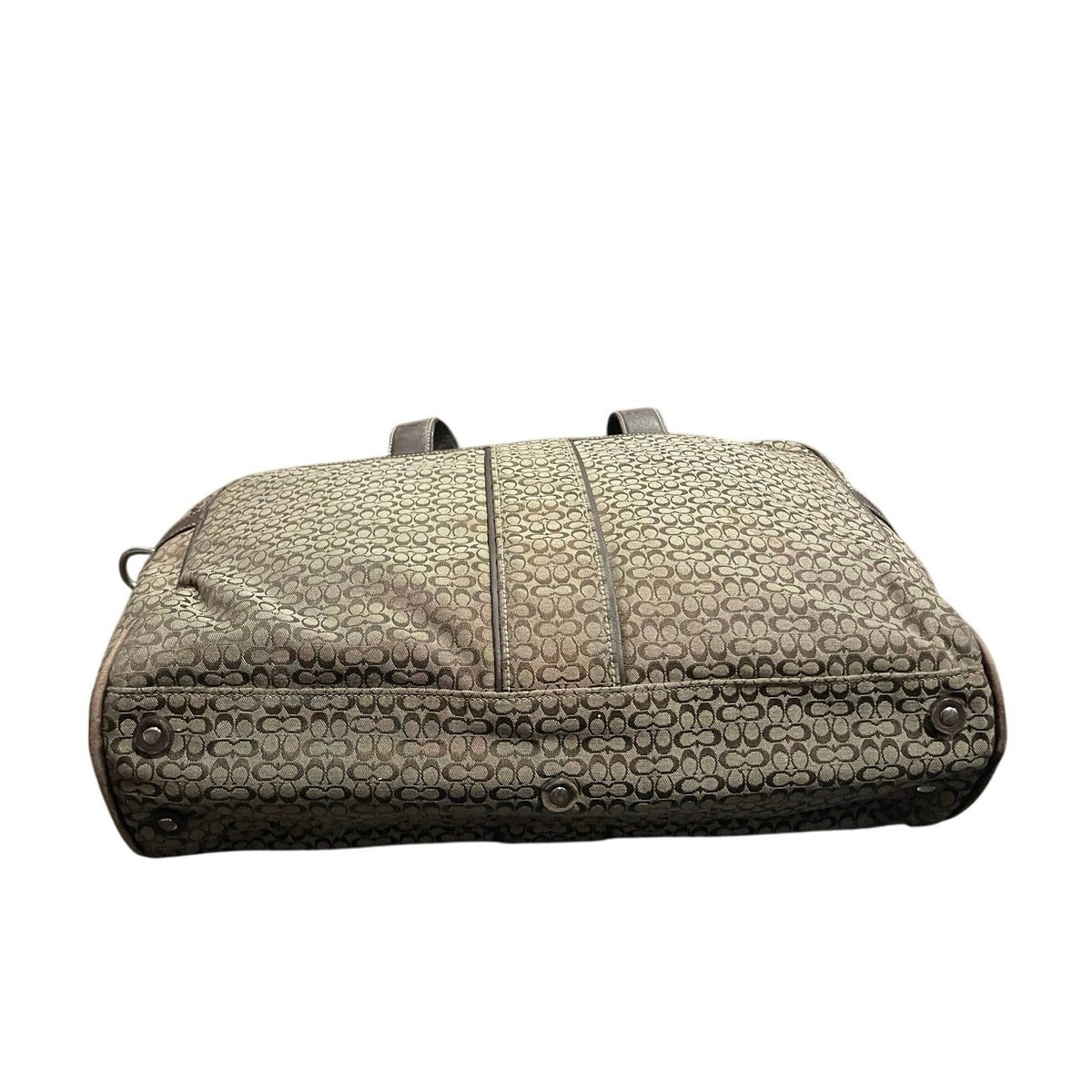 Coach Hudson Commuter Messenger Laptop Bag Top Handle Briefcase #70058 Vintage