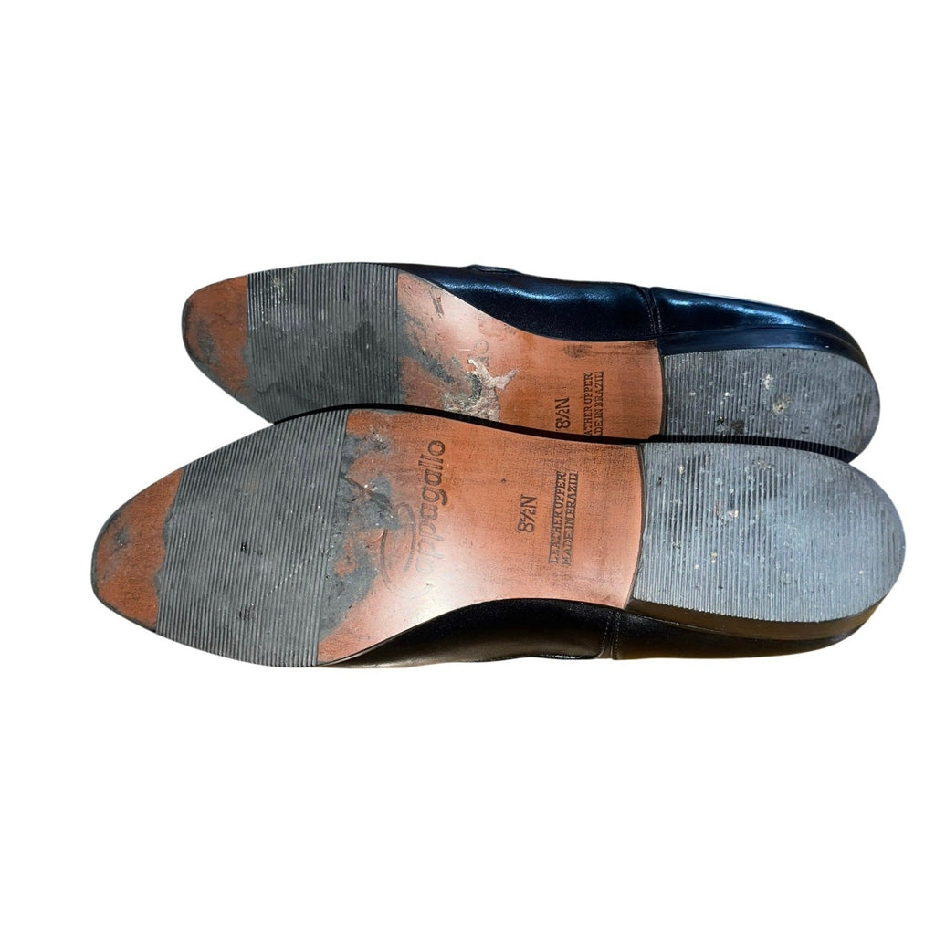 Pappagallo Women's Leather Loafer Shoes Flats Made in Brazil Size 8.5 N