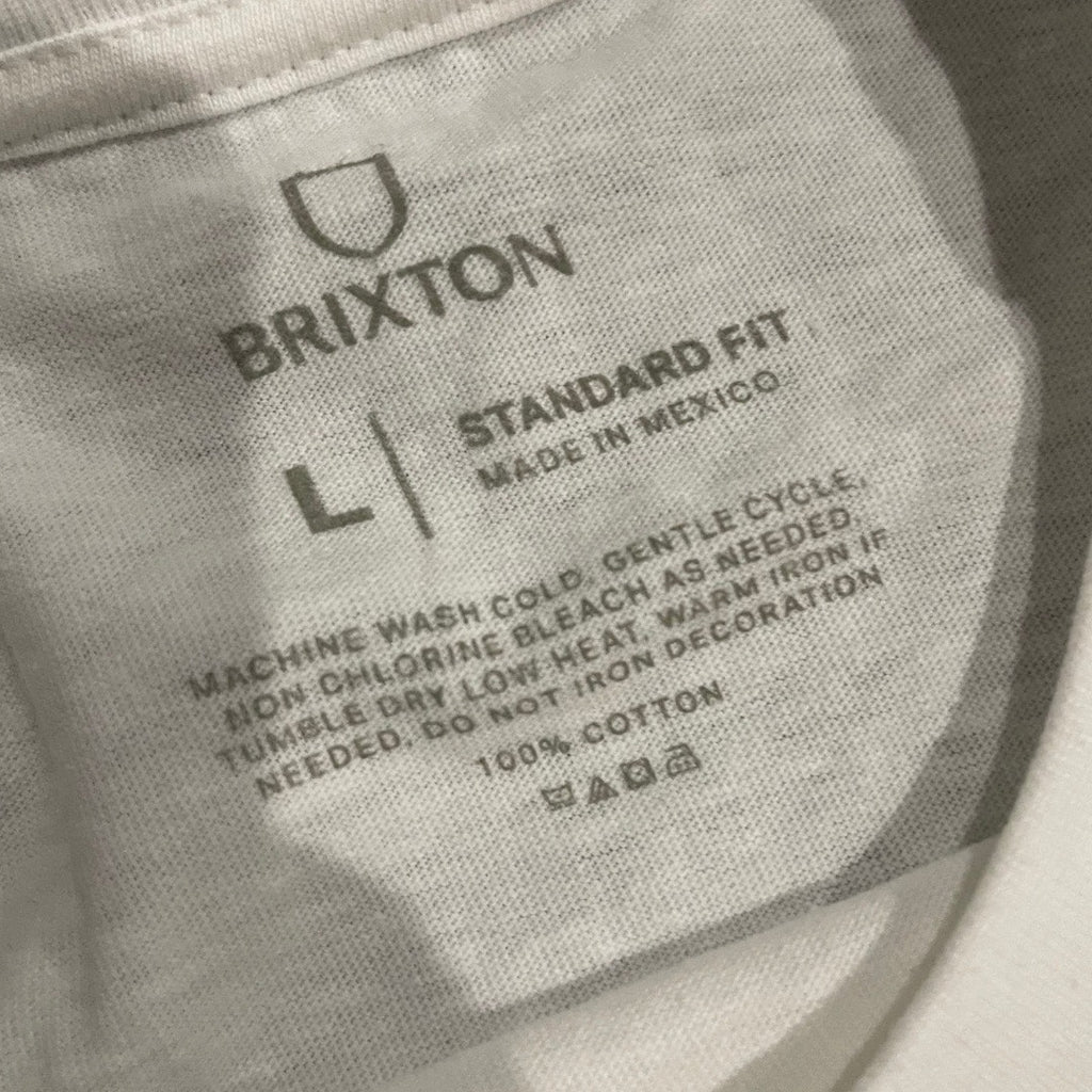 Brixton Wayburn Standar T-Shirt Race Day Print 100% Cotton NWT Size Large