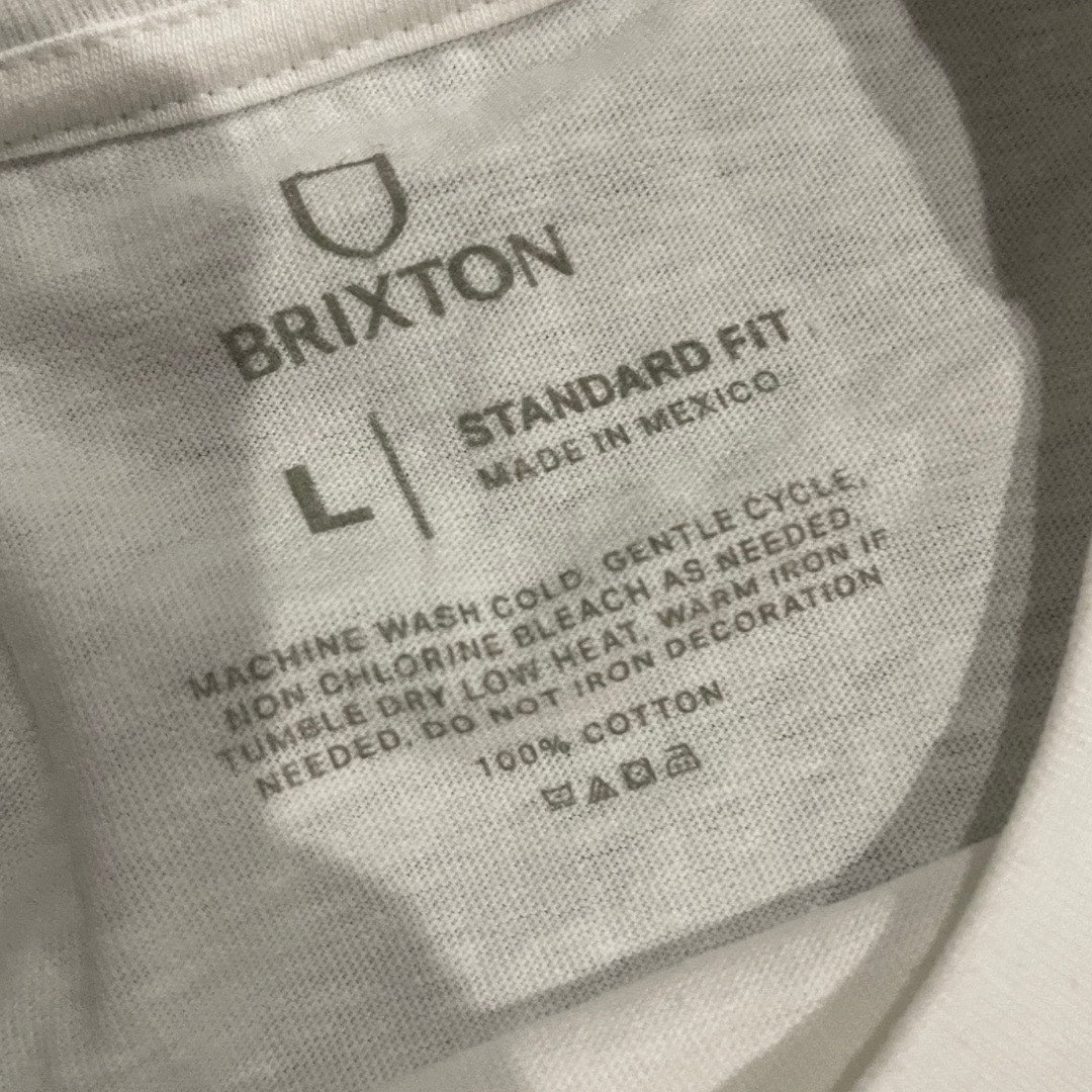 Brixton Wayburn Standar T-Shirt Race Day Print 100% Cotton NWT Size Large