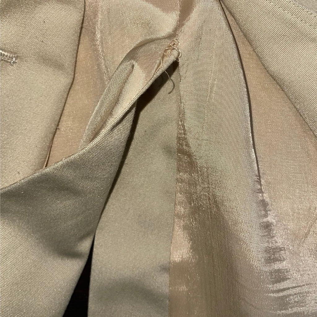Vintage Evan Picone Saks Fifth Avenue Blazer Size 8 Career Office Beige Twill