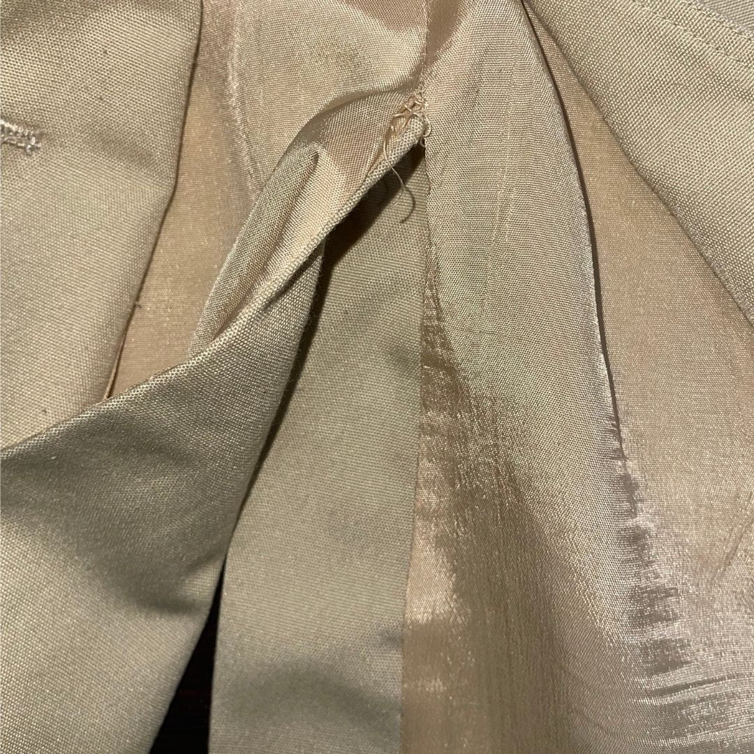 Vintage Evan Picone Saks Fifth Avenue Blazer Size 8 Career Office Beige Twill