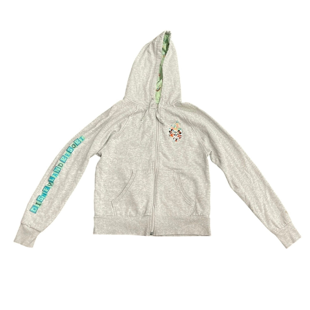 Disneyland Resort Play in the Park Full Zip Hoodie Sweater Mickey Mousse SZ S