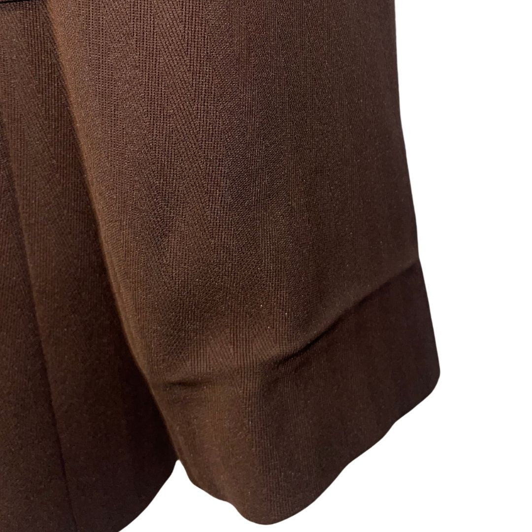 Montee Collection Womens Blazer Vintage Brown Size 6 Career Office Business