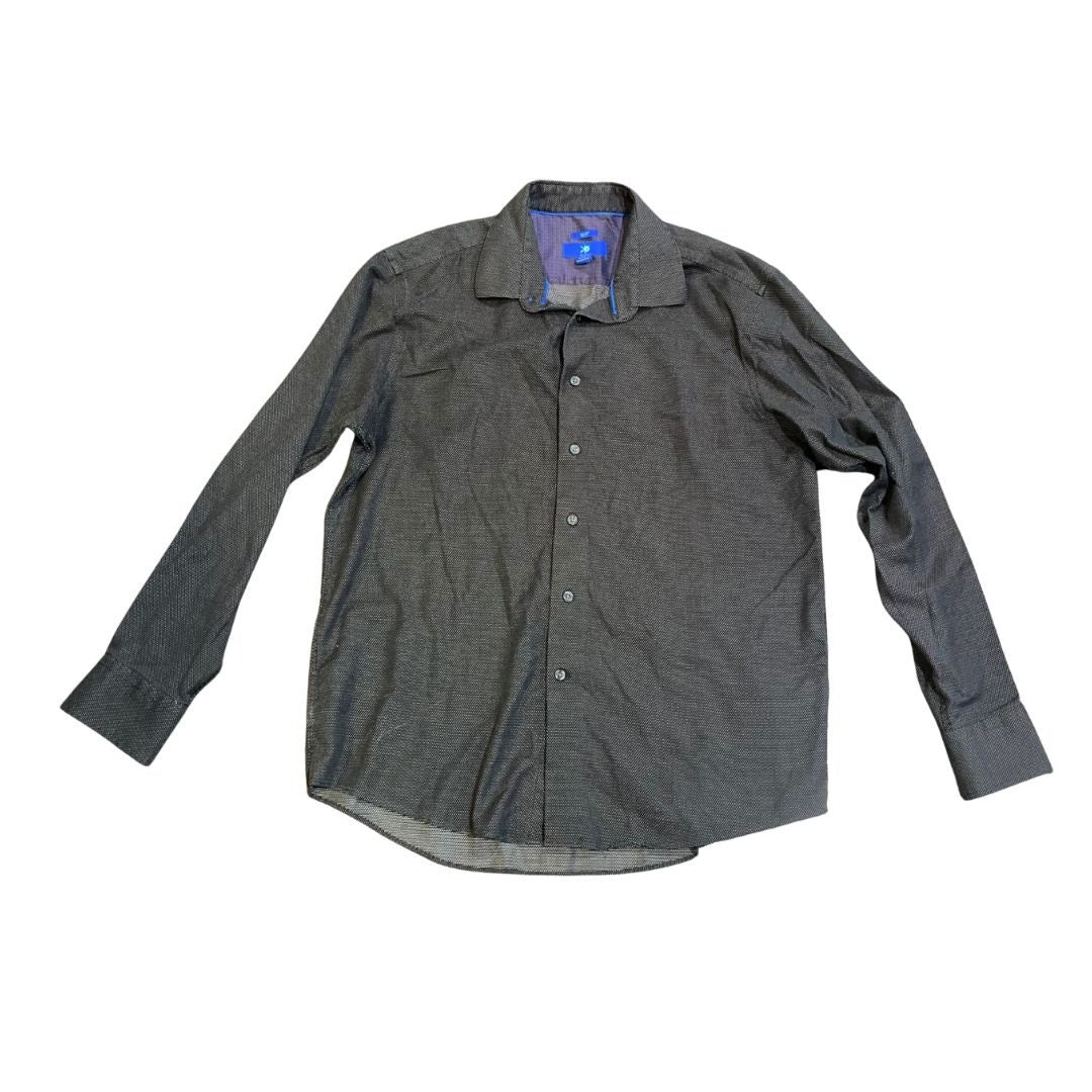 Egara Men Dress Slim Fit Long Sleeve Shirt Size XL Business Casual Office