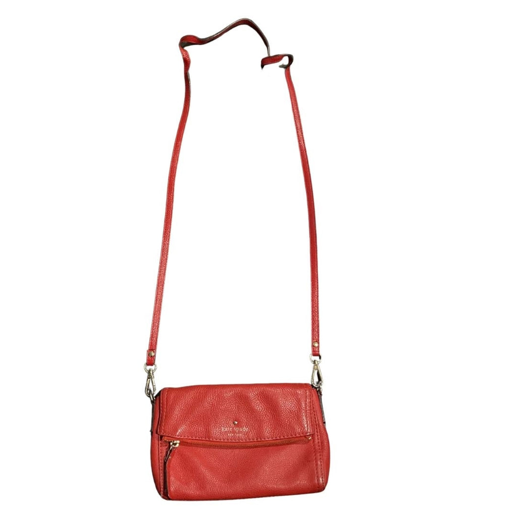 Kate Spade Cobble Hill Mini Carson Crossbody Leather Fold Over Flap Purse Y2K