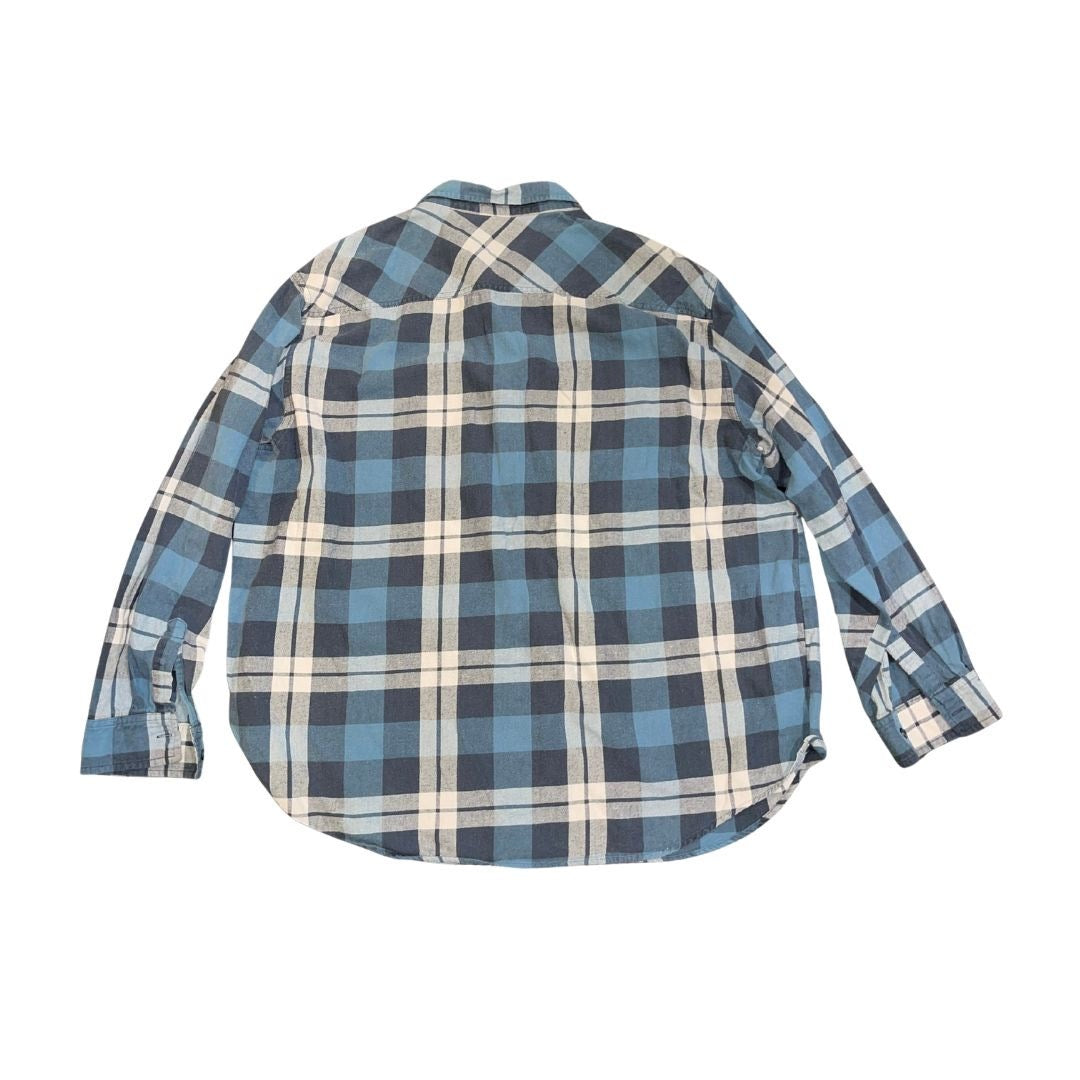 Dickies Mens Long sleeve Button Down Plaid Flannel Shirt Size 2XL Big and Tall