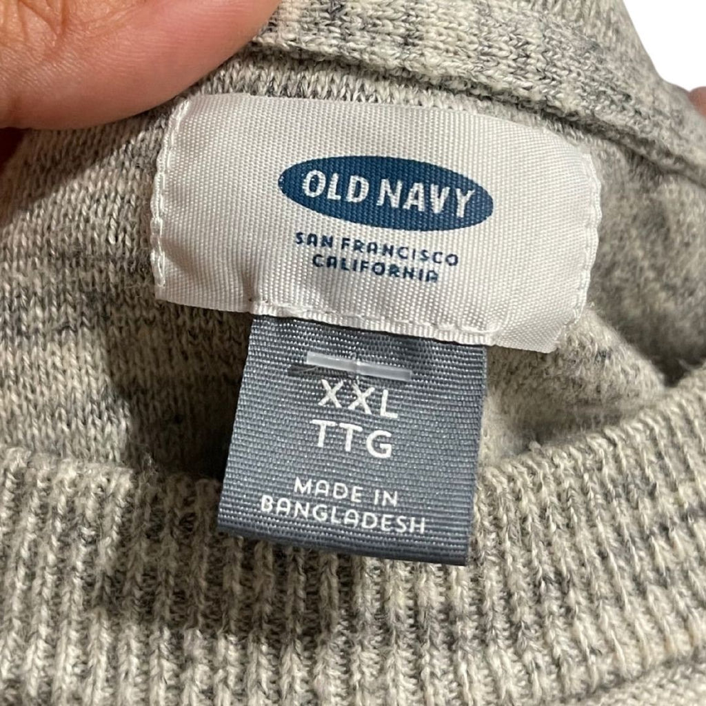 Old Navy Cotton Knit Crewneck Pullover Sweater Size XXL Casual Streetwear Preppy
