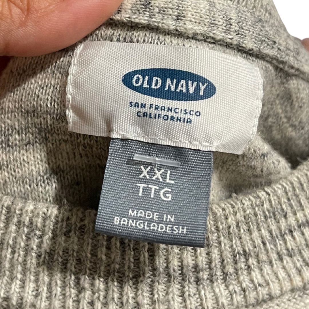 Old Navy Cotton Knit Crewneck Pullover Sweater Size XXL Casual Streetwear Preppy