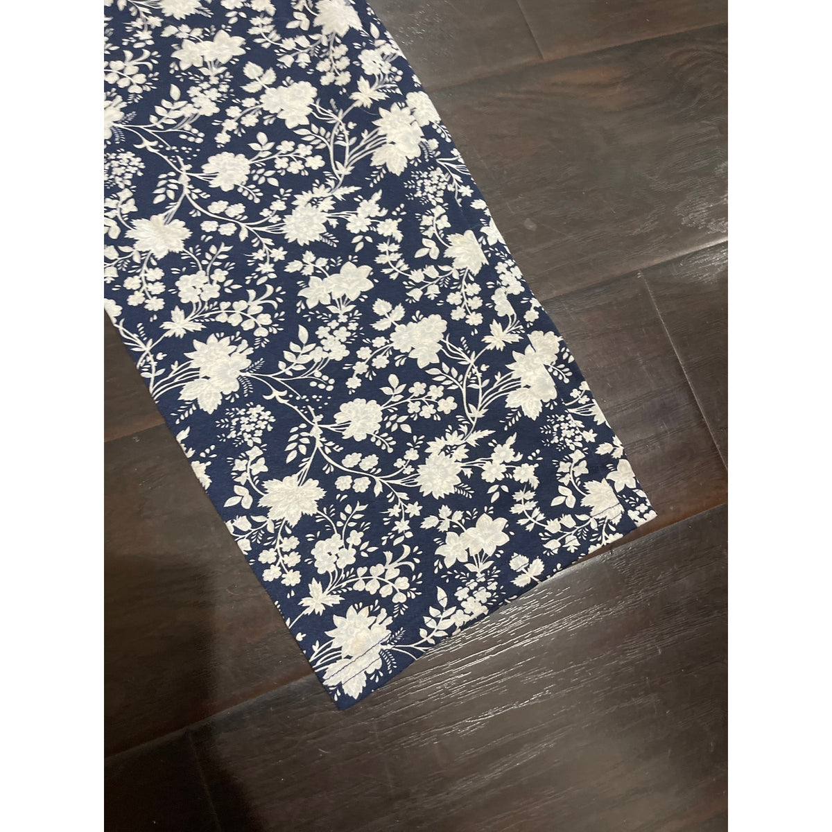 Land's End Floral Print Pajama Pants SZ M Loungewear Sleepwear Casual