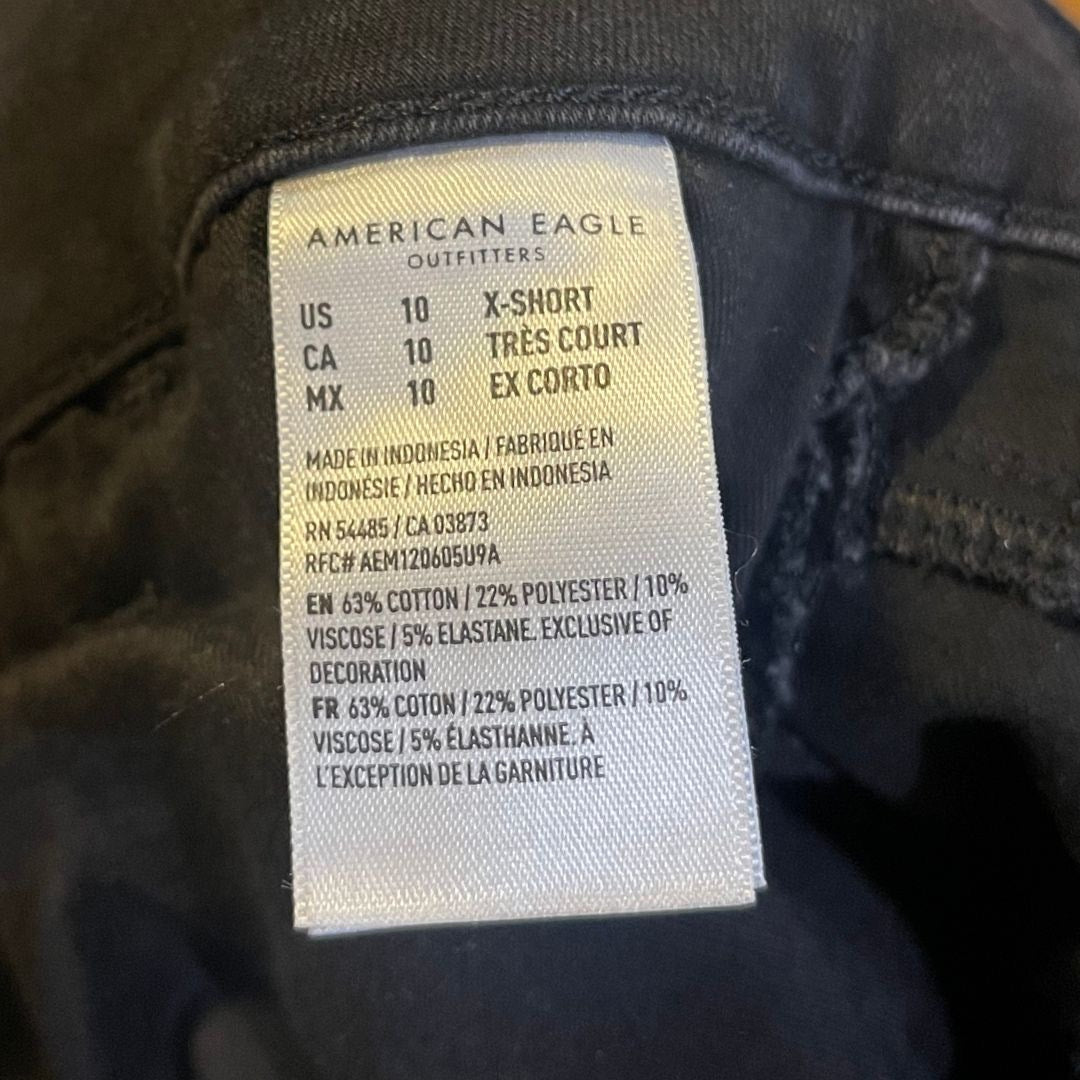 American Eagle Outfitters the Dream Jean High Waisted Stretchy SZ 10P Streetwear