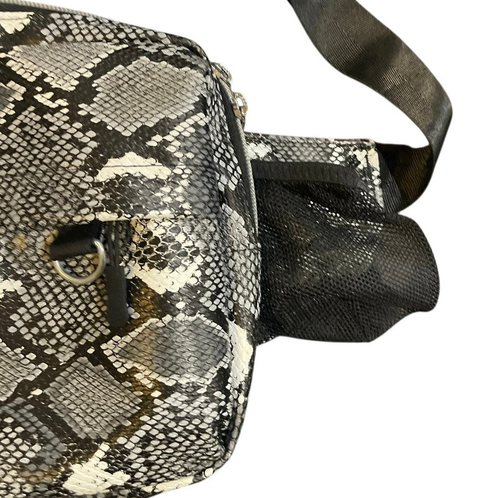 TushBaby Snakeskin Print The Pack Crossbody Fanny Pack Diaper Waist Bag