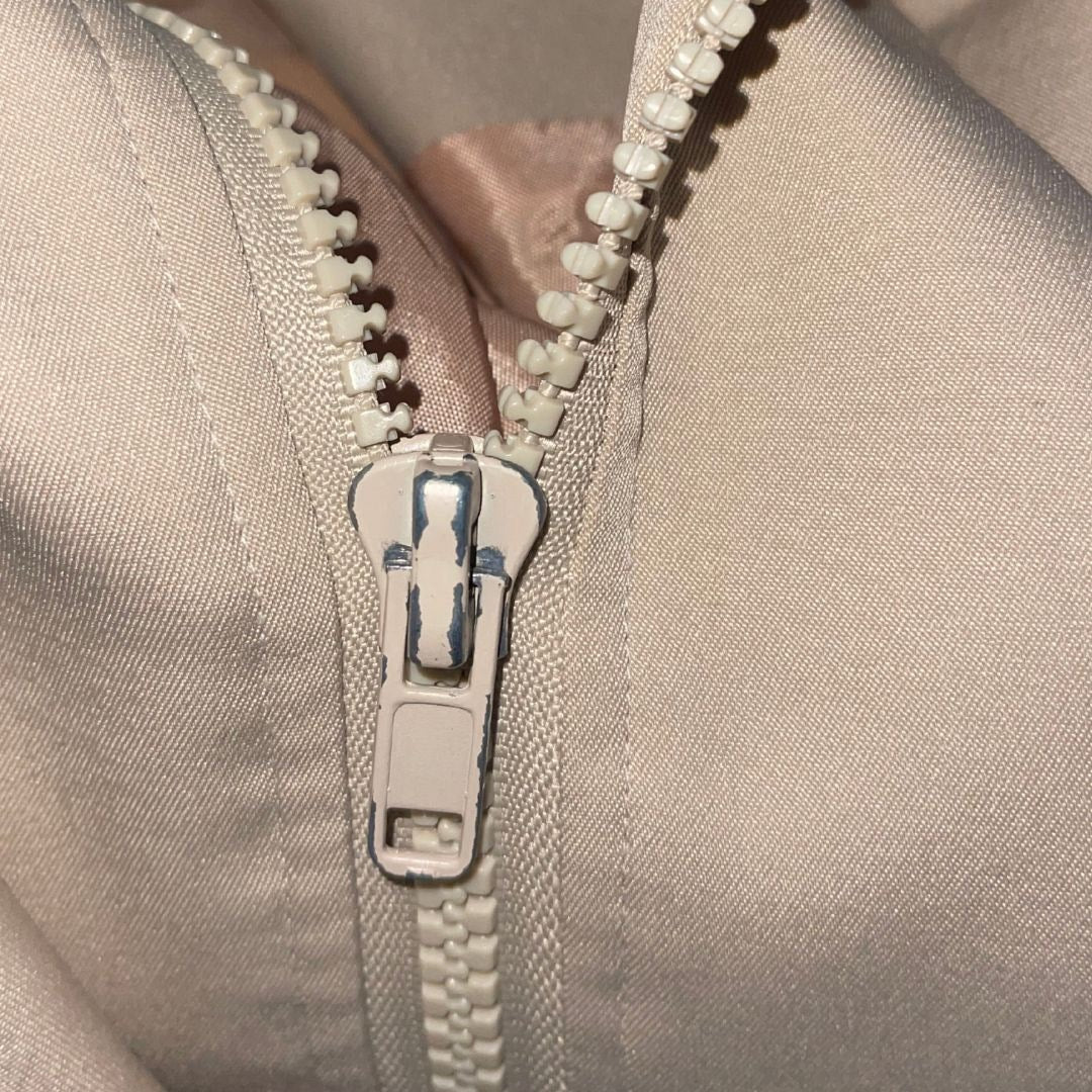 MIXIT Stretch Zip up Jacket Blazer Khaki SZ 6 Career Office Business Casual Y2K