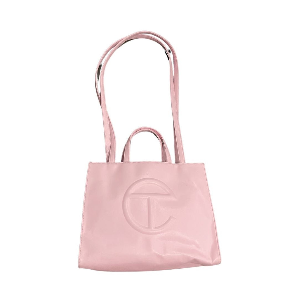 Telfar Shopping Bag Bubblegum Pink Tote Handbag Vegan Leather Crossbody Laptop