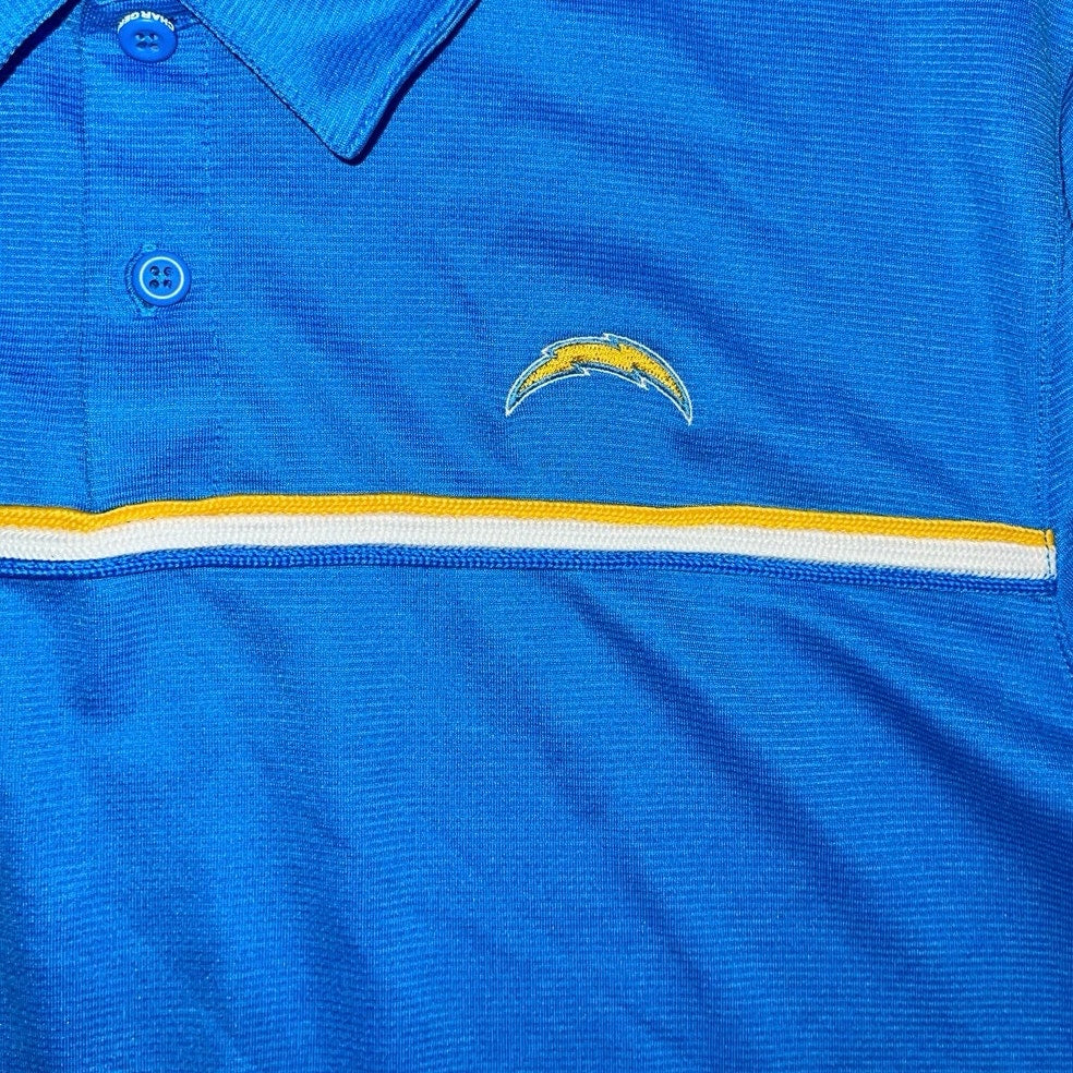 Nike NFL Chargers Polo Shirts Dry Fit Size Medium Football Sports Athletic