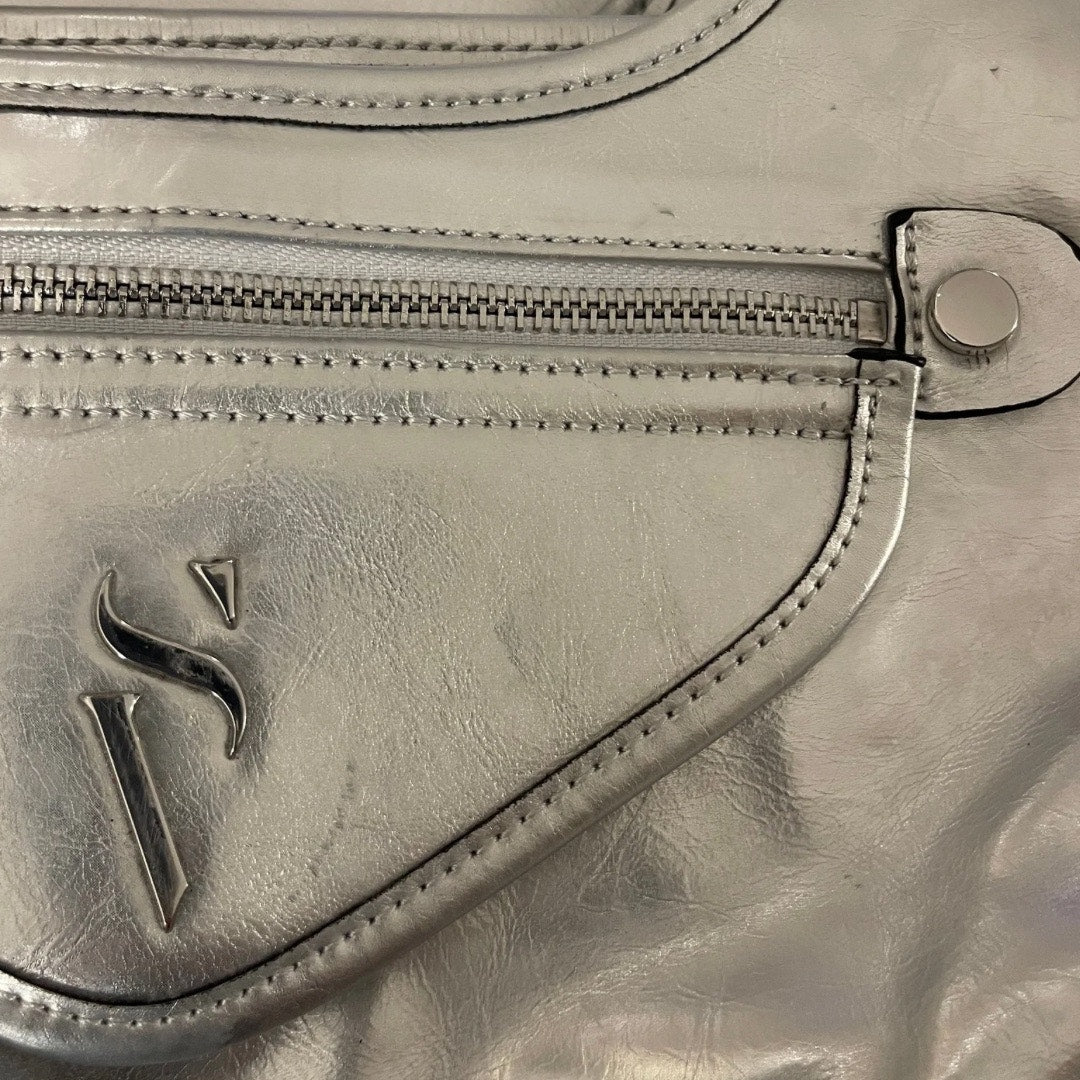 Simply Vera Vera Wang Shoulder Handbag Purse Hobo Silver Y2K