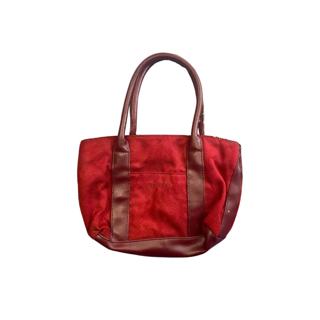 Shiseido Suede Shoulder Purge Bag