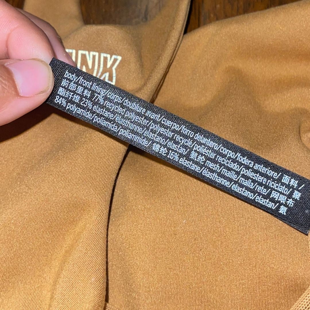 PINK Active by Victoria Secret Racerback Unlined Sports Bra Size Medium Athletic