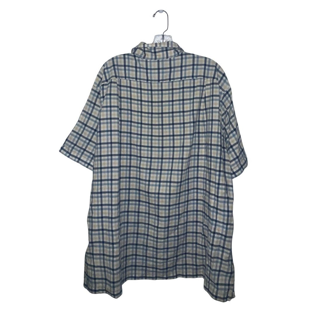 Polo Ralph Lauren Adams Short Sleeve Plaid Shirt Size XL Preppy Casual Nautical