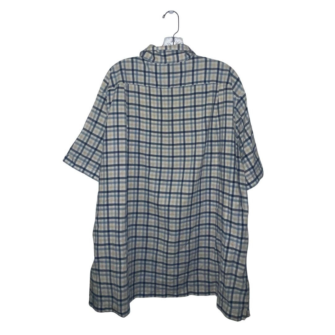 Polo Ralph Lauren Adams Short Sleeve Plaid Shirt Size XL Preppy Casual Nautical