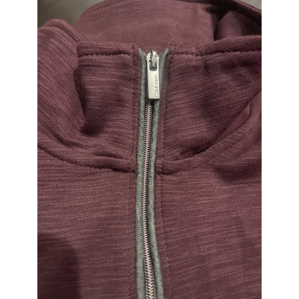 Calvin Klein 1/4 Zip Pullover Sweater SZ XL Casual Business Office Preppy