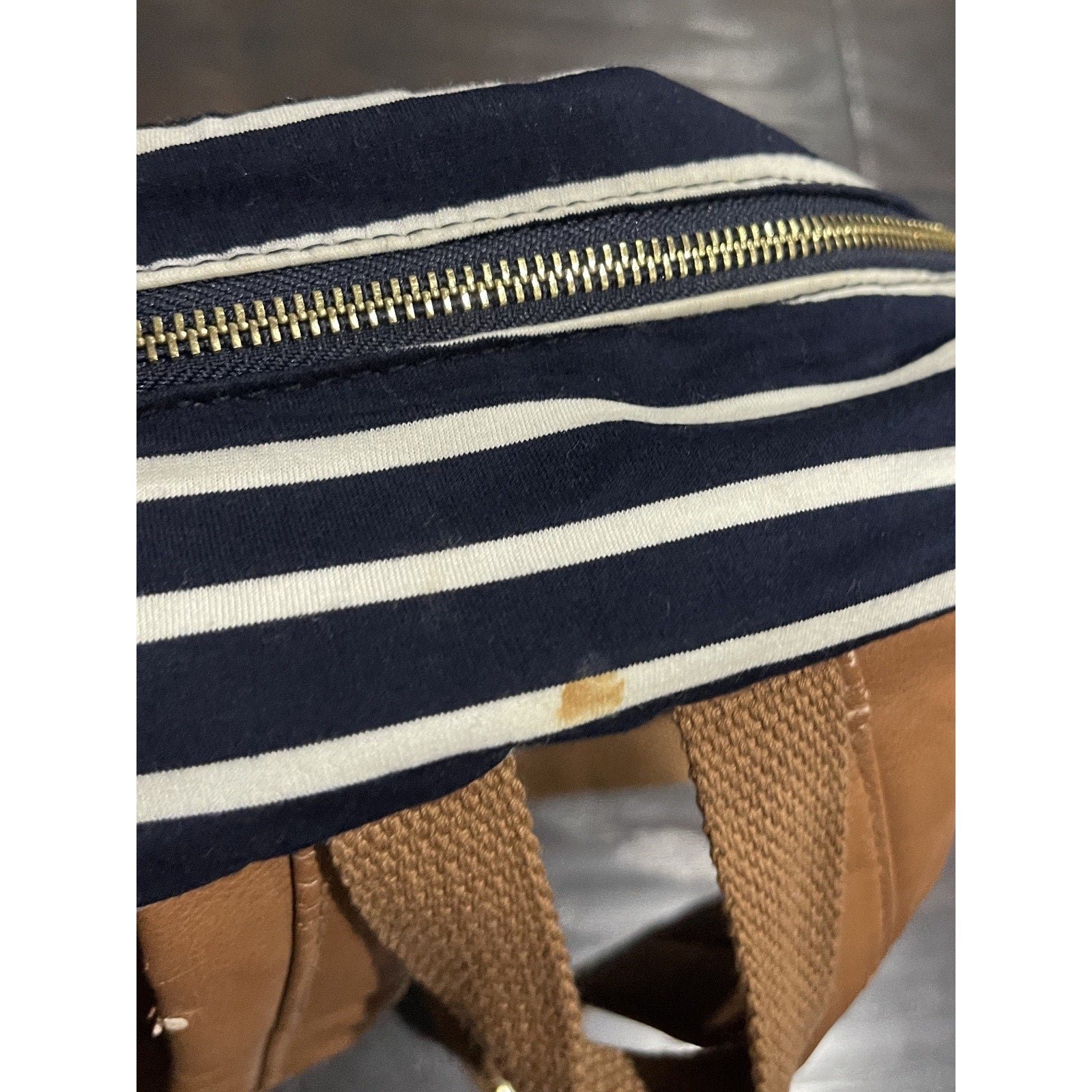 Madden Girl Striped Backpack Nautical Coastal School Daypack Handbags Travel