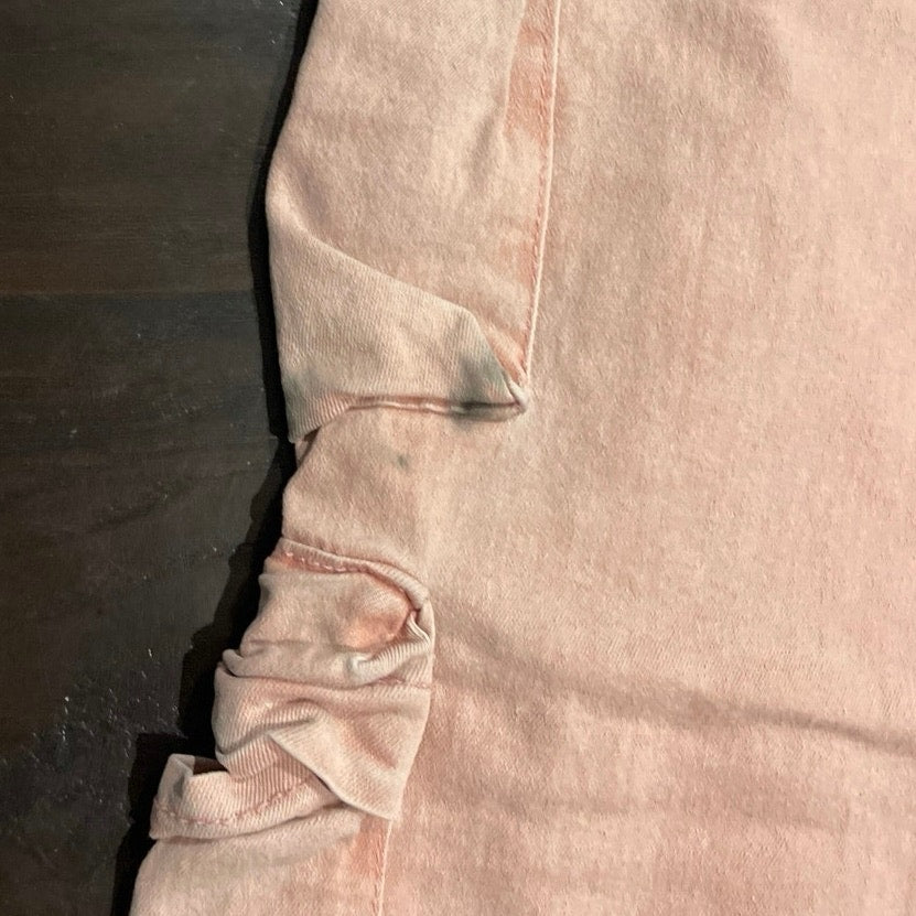 VIP Jeans Pink Multi Pocket Wide Leg Cargo Pants SZ 13/31 Utility Streetwear