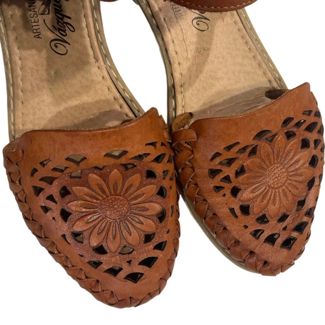 Arsenals Vasquez Mexican Handmade Leather Huaraches Sandals Made in Mexico SZ 6