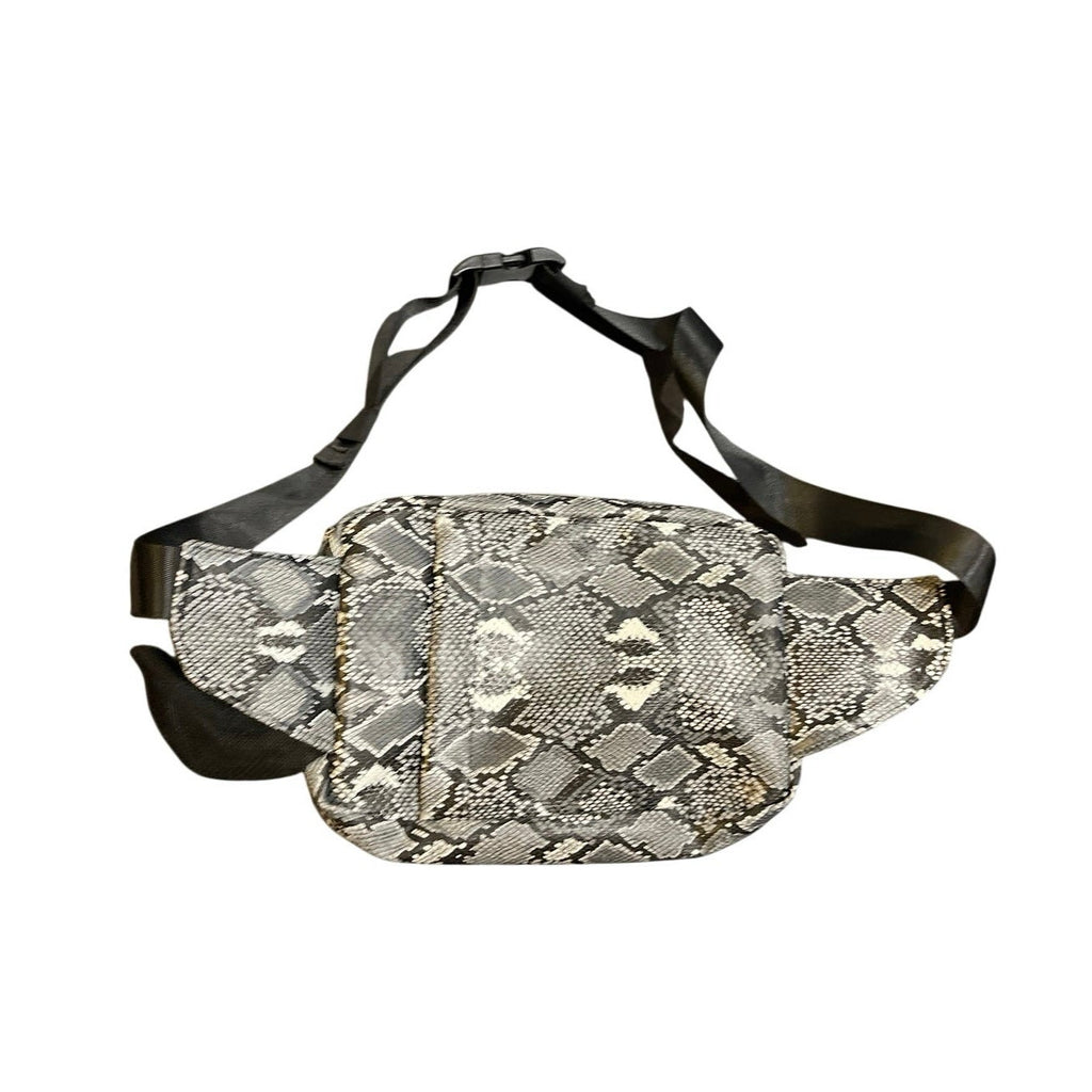 TushBaby Snakeskin Print The Pack Crossbody Fanny Pack Diaper Waist Bag