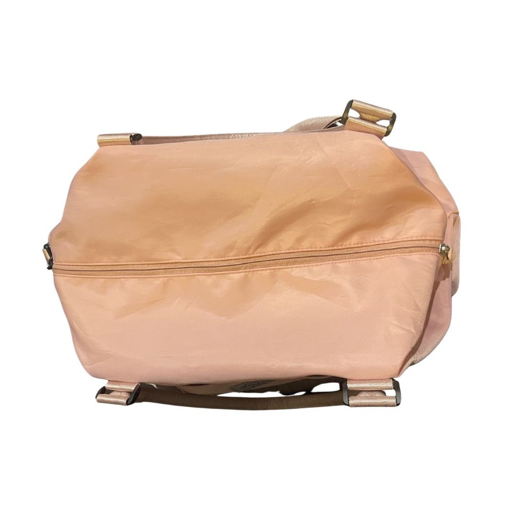 Floless Workshop Pink Nylon Duffel Travel Bag Weekender Carry On Gym Sports