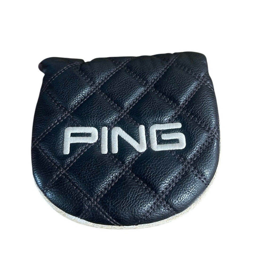 PING Mallet Putter Headcover 2023 Golf Series Synthetic Leather Magnetic Closure