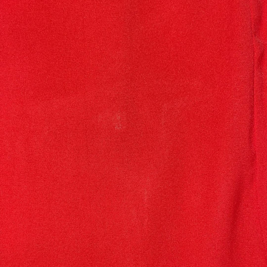 Red Adjustable Spaghetti Straps Sleeveless Faux Wrap Dress XL Flirty Party