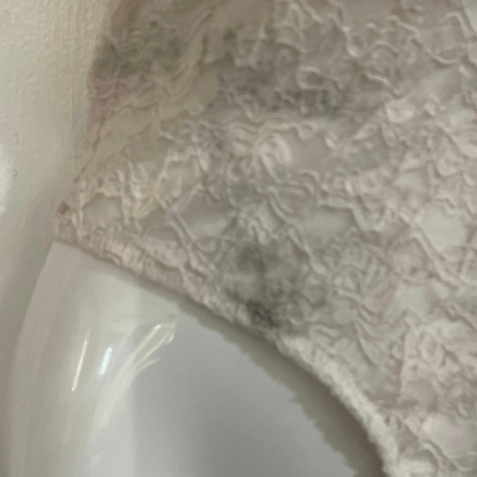 Edikted Zoey Sheer Lace Two Piece Bodysuit SZ XS Y2K Flirty Romantic Whimsy