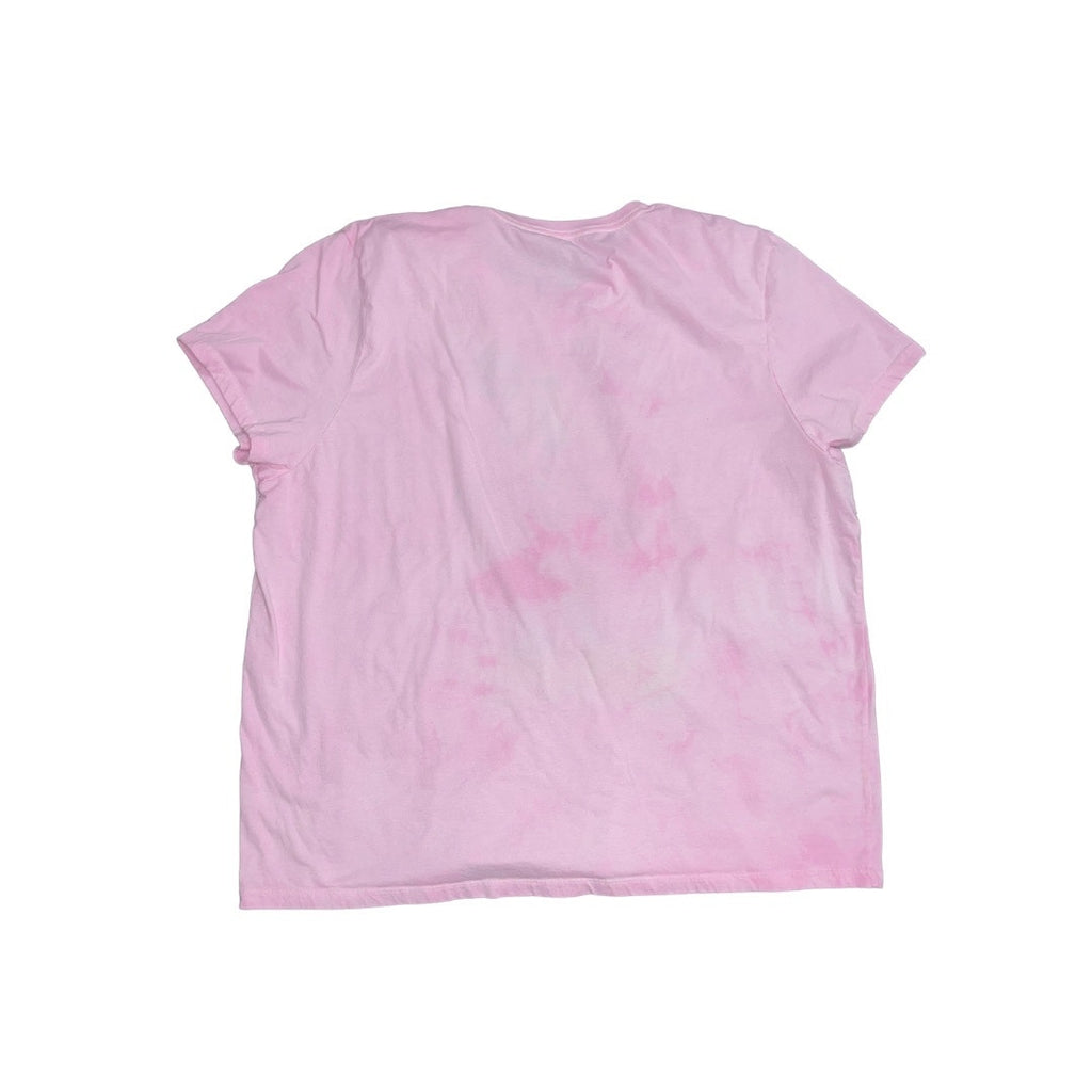 Disney Mickey Mouse Pink Tie Dye Graphic Tee Plus T-Shirt Size 3XL Disneyland