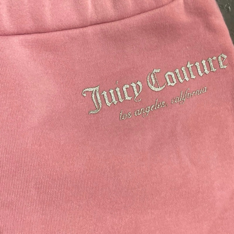 Juicy Couture Sweat Loungewear Wide Leg Drawstring Pants Pink SZ Large Y2K 90s