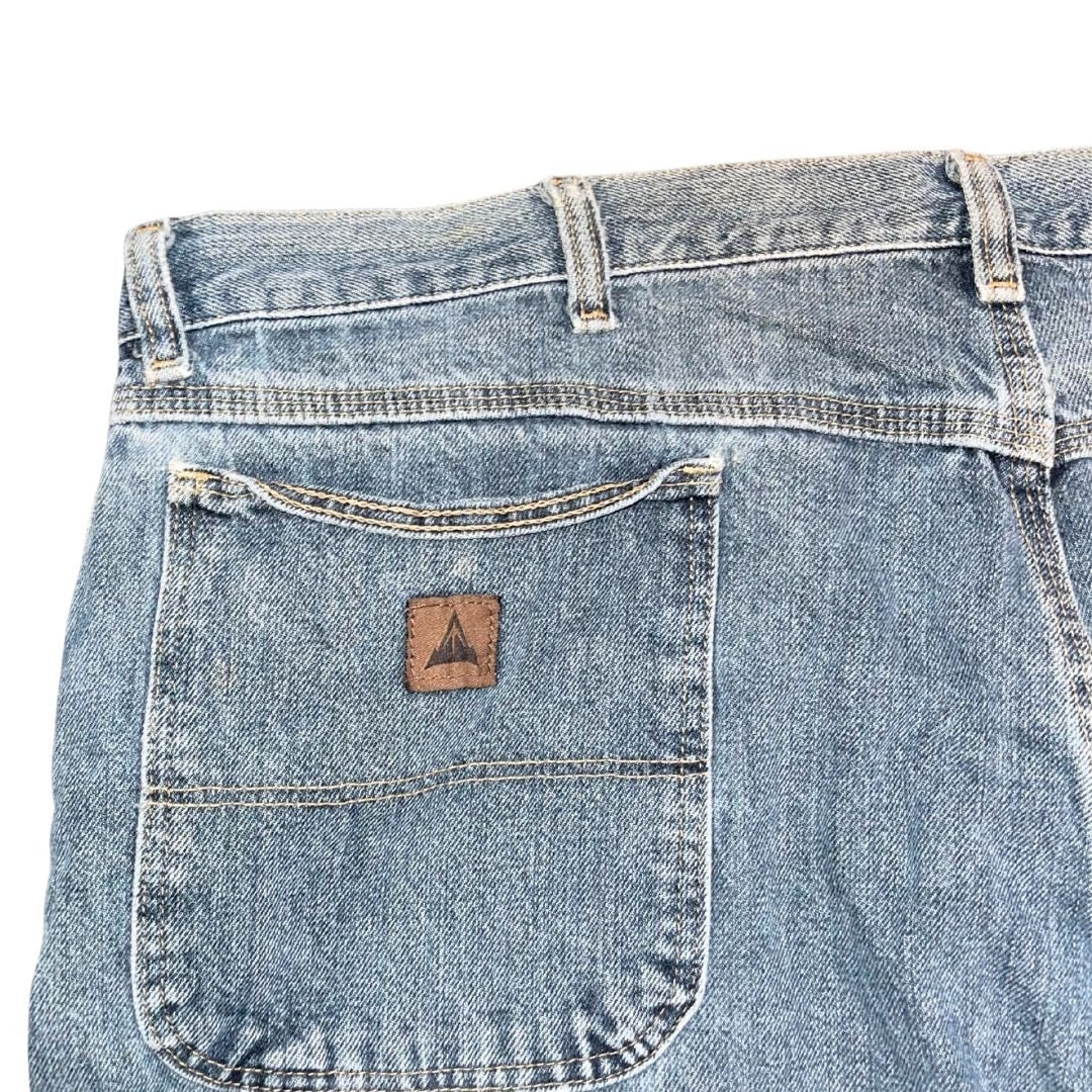 Vintage Wrangler Jeans Carpenter Hugged Wear Size 42X32 Streetwear Workwear